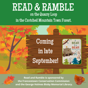 Read and Ramble in Town Forest--Quarry Loop